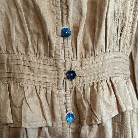 SCOTCH & SODA Sun Ray 100% Organic Cotton Lace Insert Long Sleeve Dress size‎ M - Picture 9 of 13